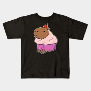 Capybara Cupcake Costume Kids T-Shirt